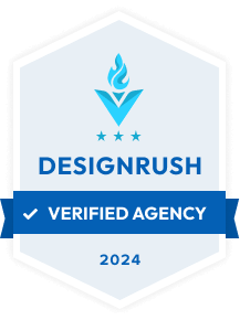 DesignRush Verified Agency 2024 Badge